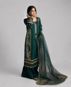 CHAAND RAAT | 3 piece Embroidered Raw Silk suit