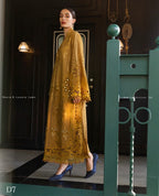 D7 MARIA.B inspired | 3 piece Embroidered stitched suit