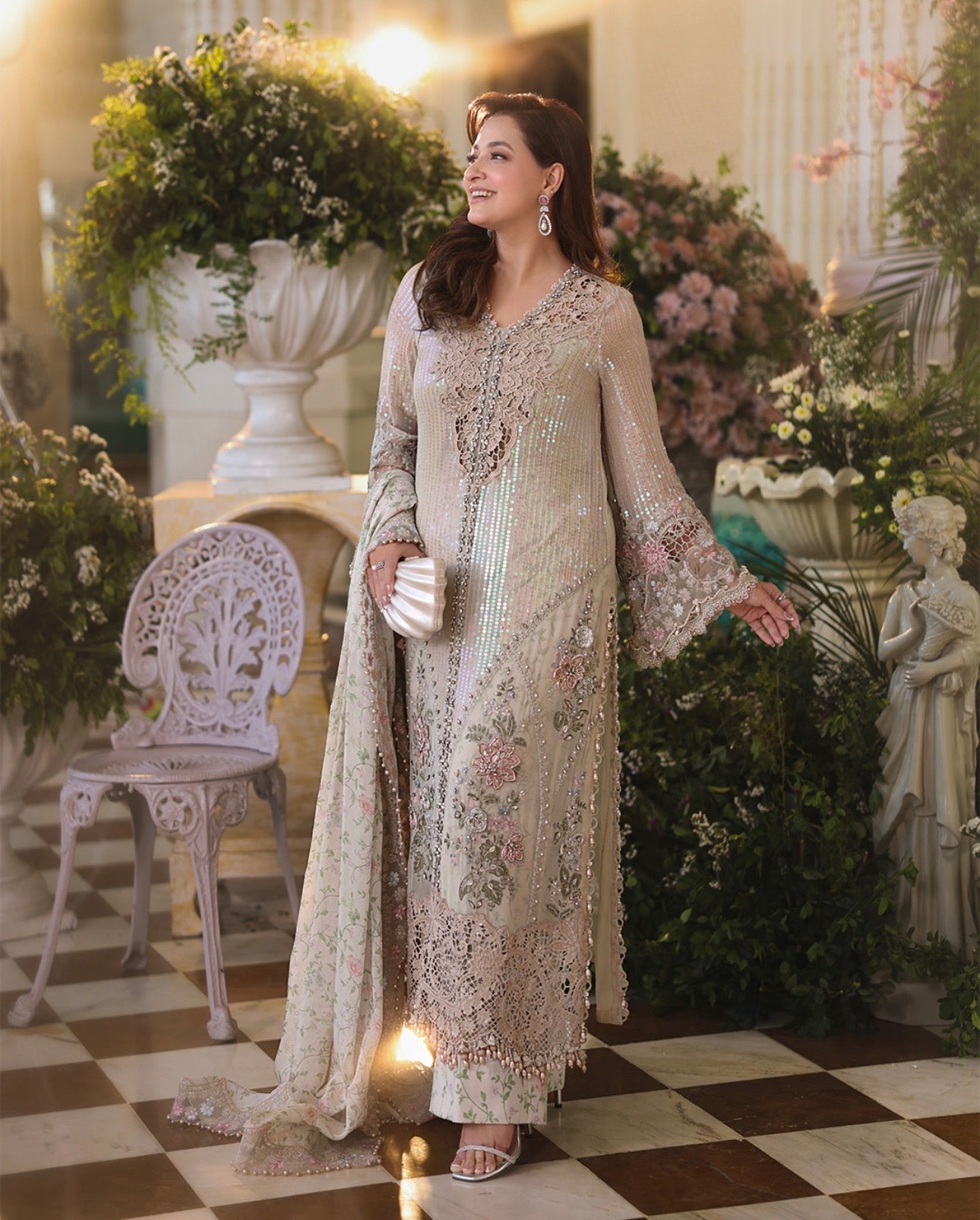 MARIA.B inspired | 3 piece Embroidered Luxury chiffon collection