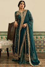 NAZLEEN | 3 piece embroidered Chiffon wedding Suit