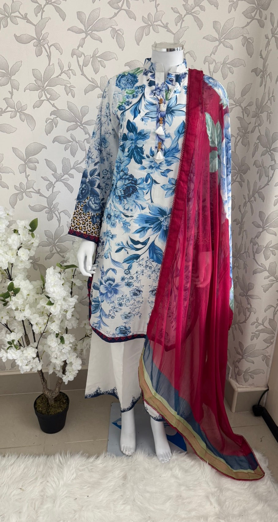 COCO by ZSH | 3 piece Printed Lawn Suit (original )