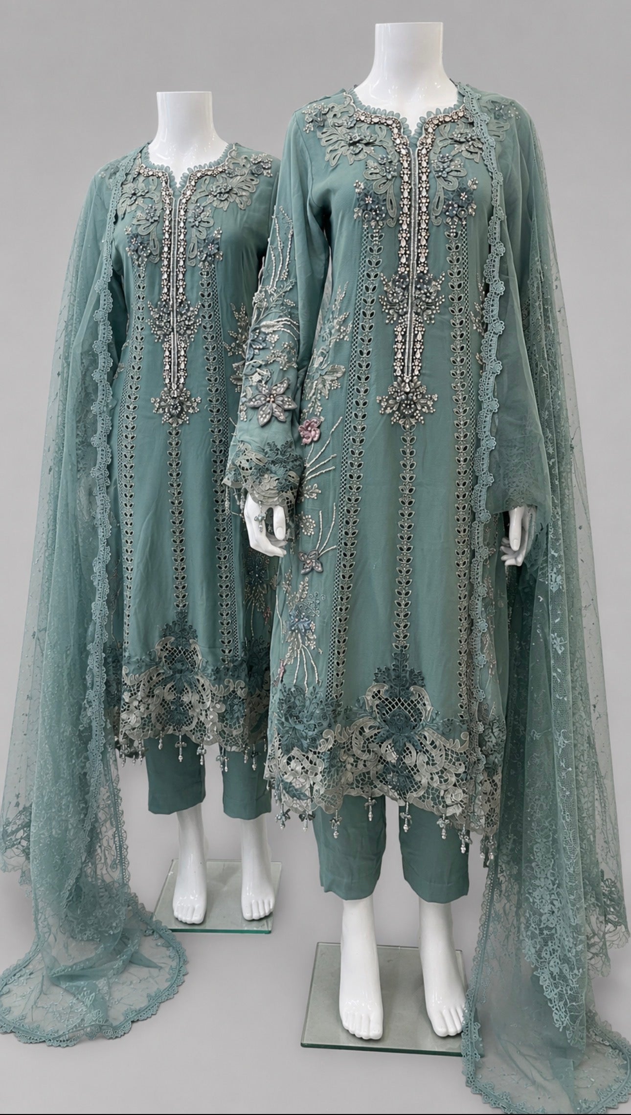 MARIA.B inspired | 3 piece Luxury Embroidered Chiffon collection