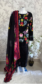 Maria B Luxury Lawn 10B original- 3 piece stitched suit