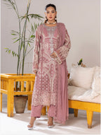 SONIYA | 3 piece heavy Embroidered Chiffon Suit
