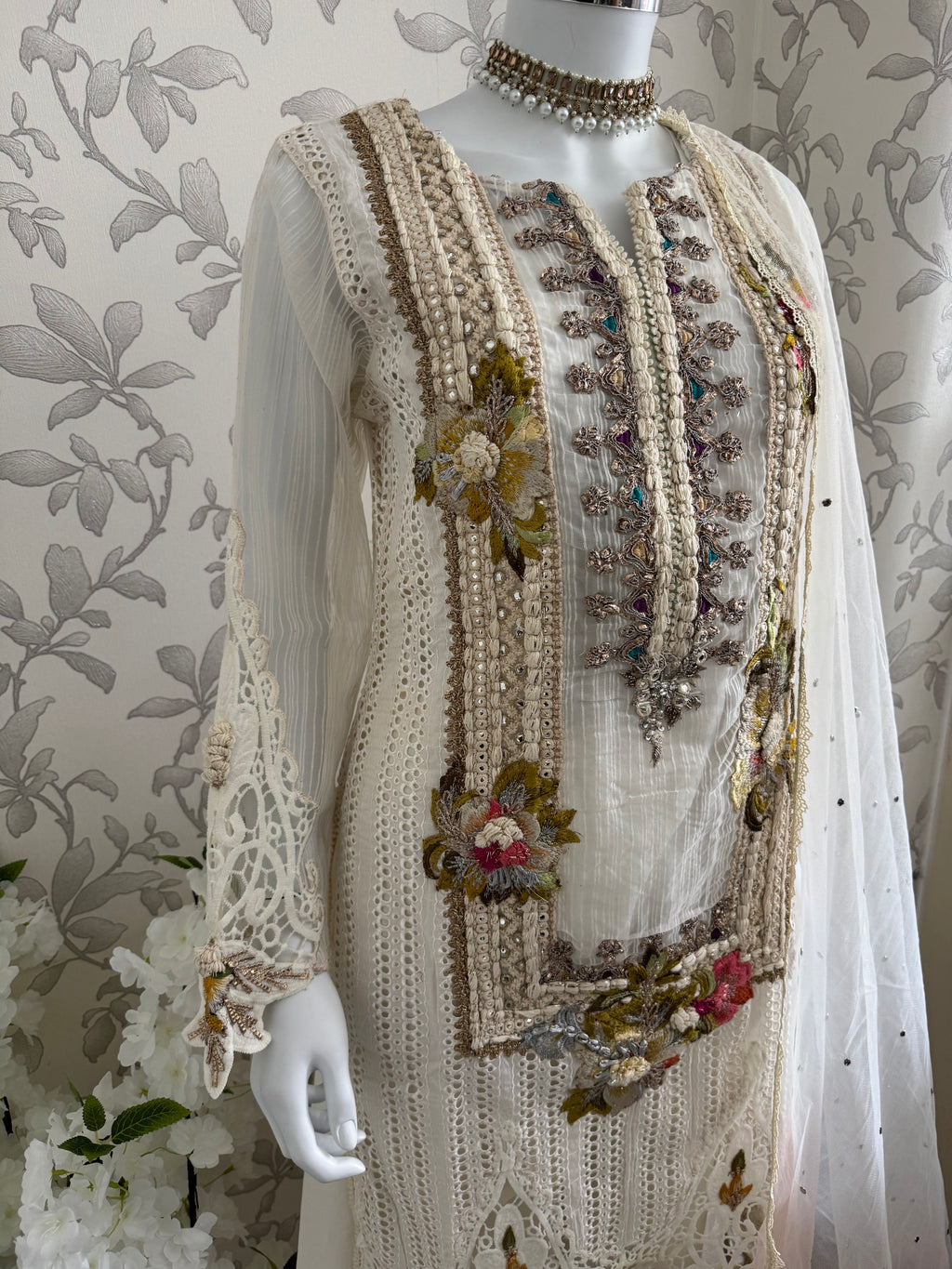 UJALA | 3 piece Embroidered Pakistani Suit