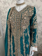 AFREEN | 3 piece Heavy Embroidered Chiffon wedding Suit