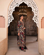 MAHNAZ | 4 piece Heavy Embroidered chiffon wedding suit