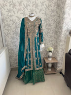 AFREEN | 3 piece Heavy Embroidered Chiffon wedding Suit