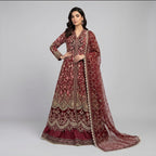 MOHABBAT | 3 piece heavy embroidered soft organza sharara  suit