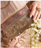 ALANI Blush Pink | 3 pieces Embroidered chiffon Suit