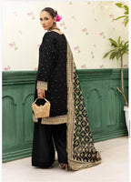 HAYA | 3 piece chiffon suit with heavy embroidered organza duppatta