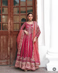 ZARIAH | 3 piece heavy Embroidered Lehnga with Long shirt wedding dress