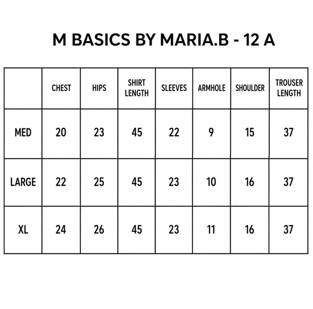 MARIA B….M BASICS- 12A