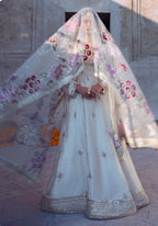 SARAPAH | 3 piece Pakistani Silk Luxury Embroidered Silk Maxi- wedding dress