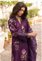 3 piece Luxury Embroidered silk Suit