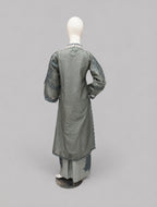Sage Elegance | 3 piece Luxury Embroidered khaadi Net Suit