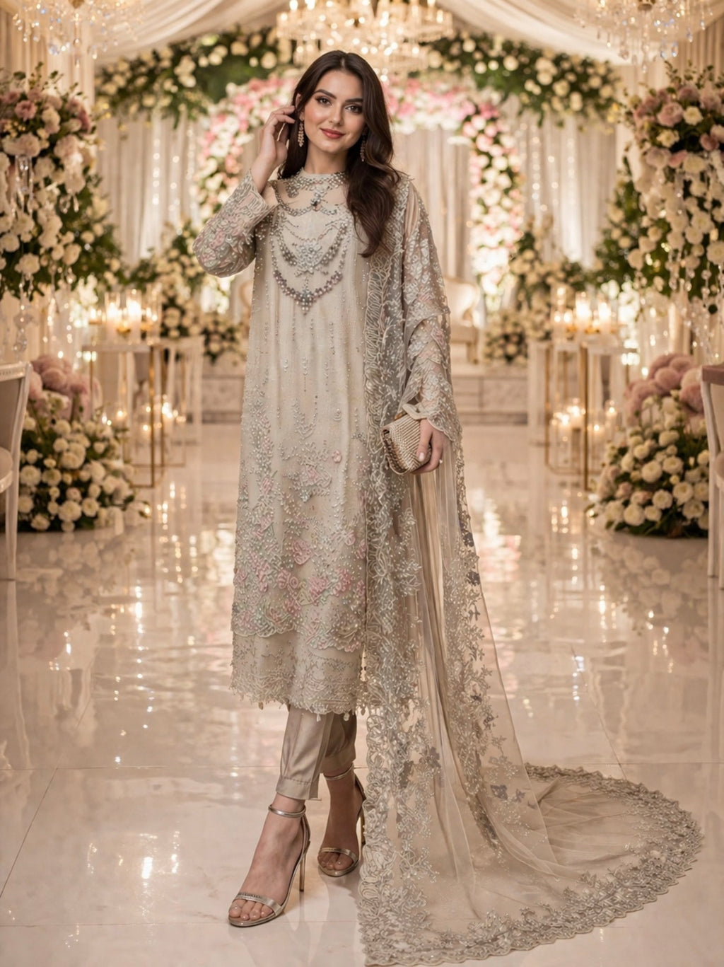 Luxury Embroidered Chiffon Collection