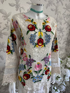 Maria B Luxury Lawn 10A original- 3 piece stitched suit