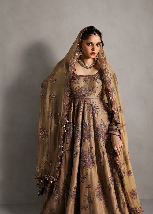MEHWISH | 3 piece Luxury Embroidered Anarkali stitched Dress | Designer Pakistani Formal Wear