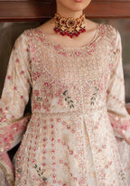 SHANZAAY | 3 piece Embroidered wedding Maxi