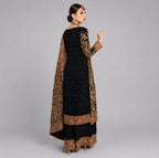SUHANA- 4 piece Heavy embroidered chiffon suit