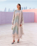 Mint Pearl | 3 piece Luxury Embroidered chikankari Lawn Suit