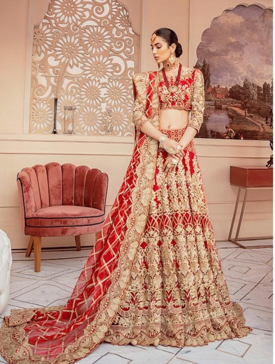 IMROZIA | 3 piece Bridal Lehenga Choli Wedding Dress