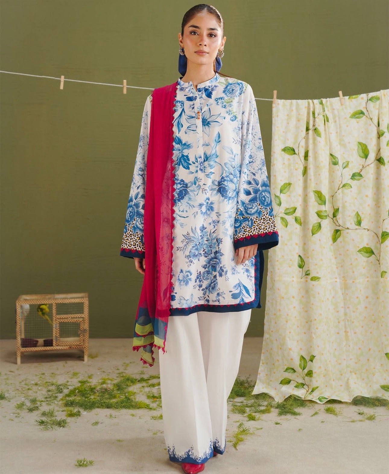 COCO by ZSH | 3 piece Printed Lawn Suit (original )