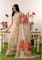 ELYSIA | 3 piece Embroidered Chiffon Suit