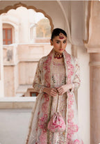 SHANZAAY | 3 piece Embroidered wedding Maxi