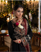 CHAAND RAAT | 3 piece Embroidered Raw Silk Suit