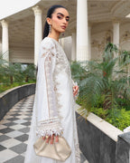 D1 MARIA.B inspired | 3 piece Embroidered cotton Lawn stitched suit