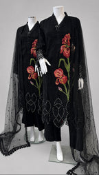 D10 MARIA.B inspired | 3 piece Embroidered Luxury stitched suit
