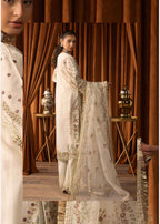 SANGEET | 3 piece heavy Embroidered soft organza Suit