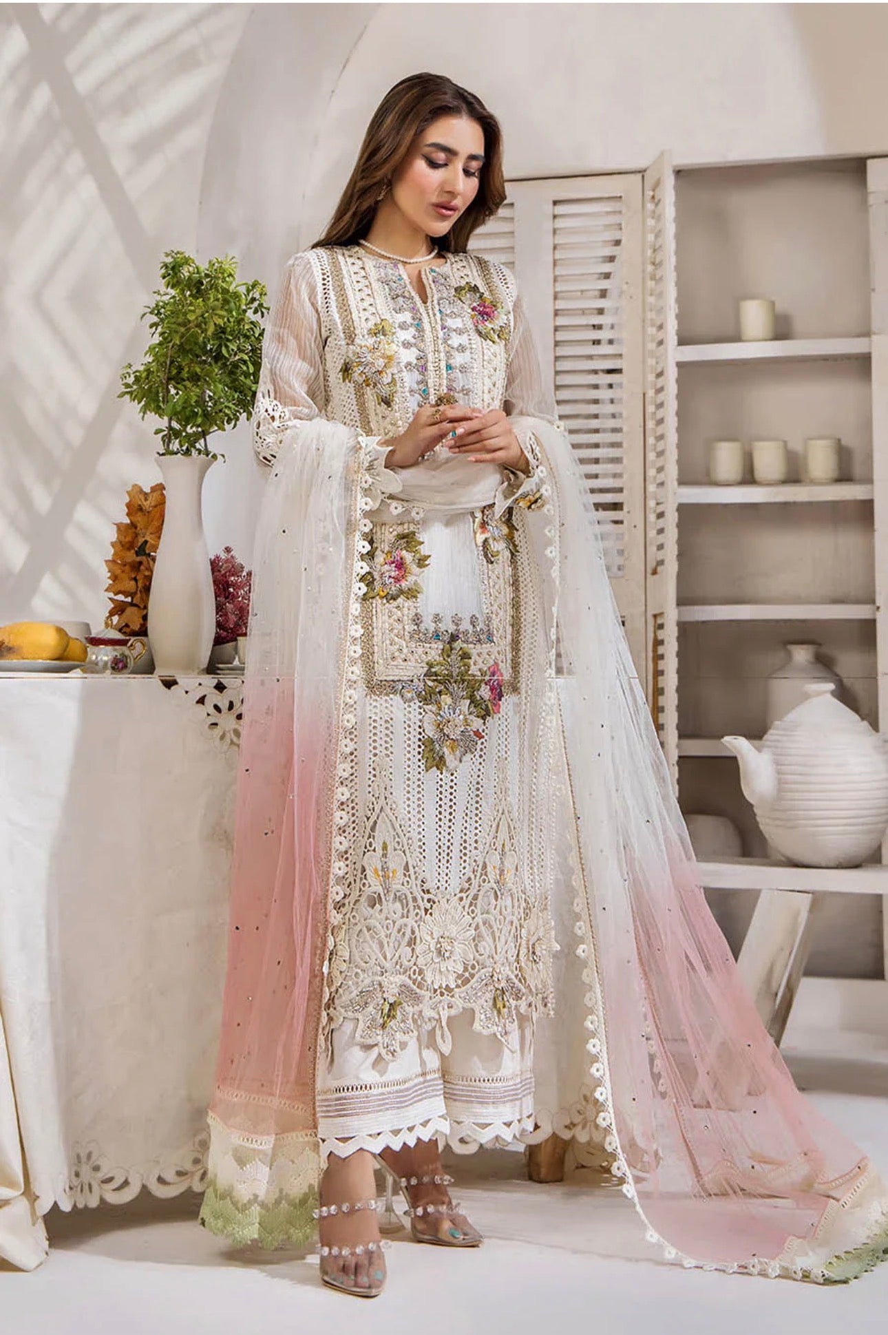 UJALA | 3 piece Embroidered Pakistani Suit