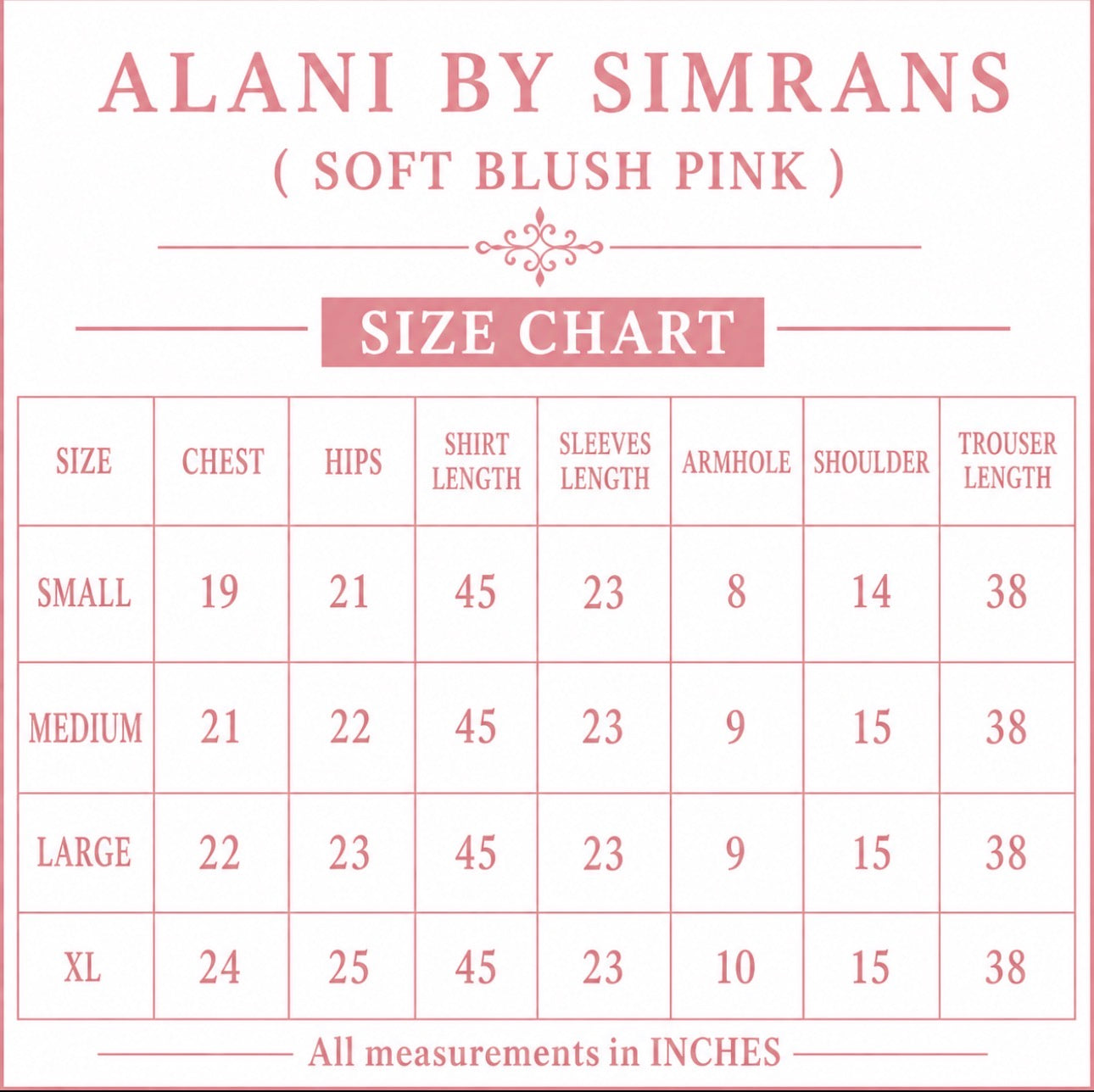 ALANI Blush Pink | 3 pieces Embroidered chiffon Suit