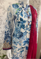 COCO by ZSH | 3 piece Printed Lawn Suit (original )