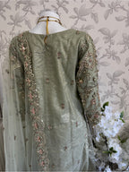 PEARLS | Luxury Hand Embellished Pakistani 3 piece sharara Suit