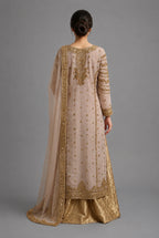 NAZLEEN | 3 piece embroidered Chiffon wedding Suit