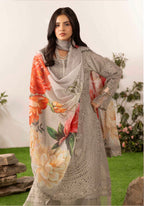 ELYSIA | 3 piece Embroidered Chiffon Suit