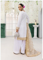 HAYA | 3 piece chiffon suit with heavy embroidered organza duppatta