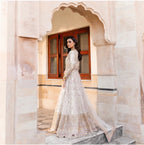 SABEENA | 3 piece Heavy Embroidered wedding Anarkali suit