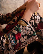 MAHNAZ | 4 piece Heavy Embroidered chiffon wedding suit