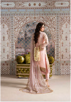 ALANI Blush Pink | 3 pieces Embroidered chiffon Suit