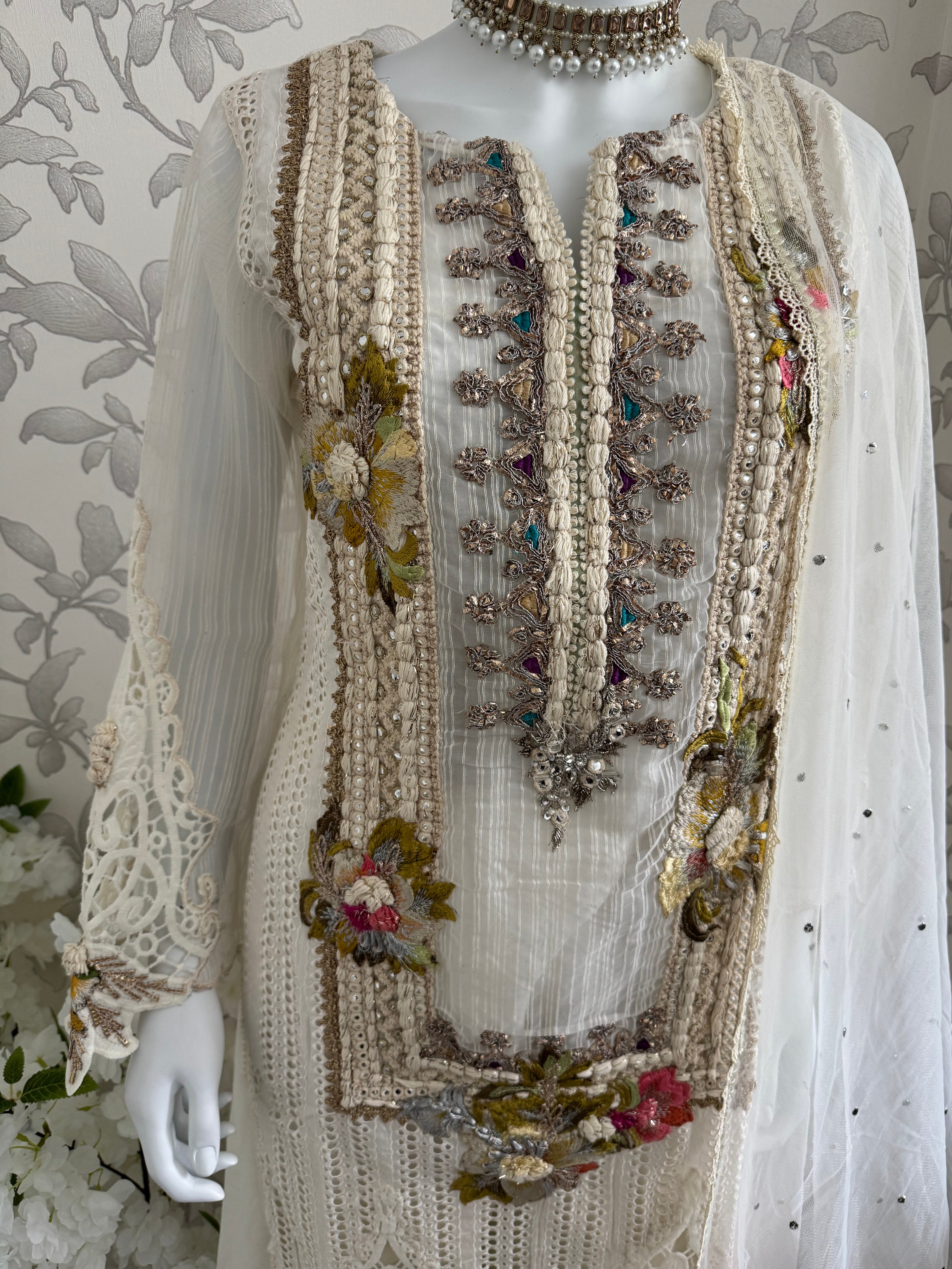 UJALA | 3 piece Embroidered Pakistani Suit