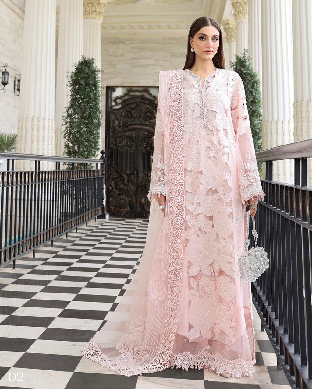 D2 MARIA.B inspired | 3 piece Embroidered Luxury stitched suit