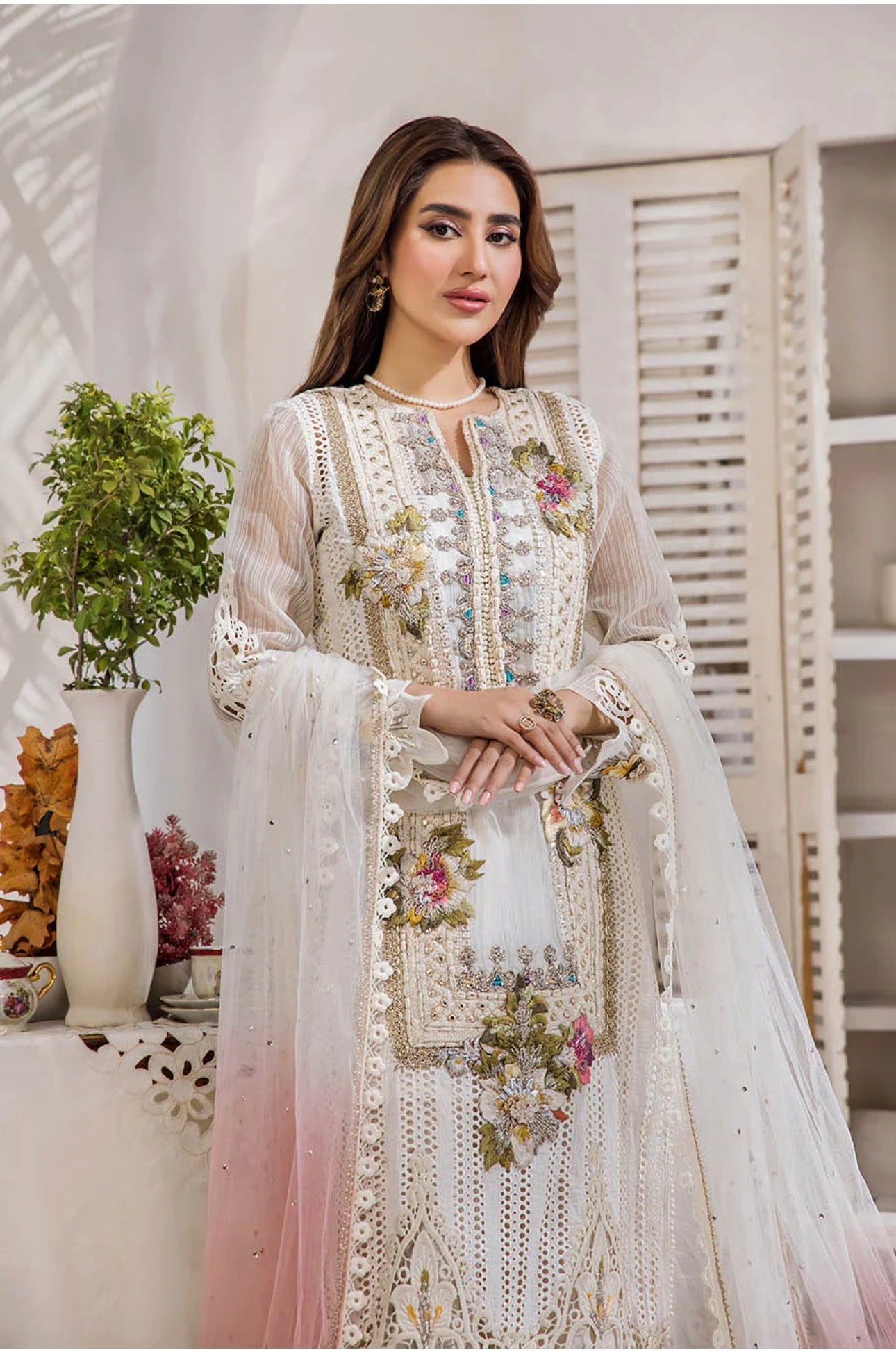 UJALA | 3 piece Embroidered Pakistani Suit