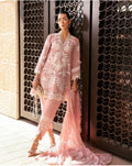 Rose Quartz | 3 piece Luxury Embroidered khaadi Net Suit