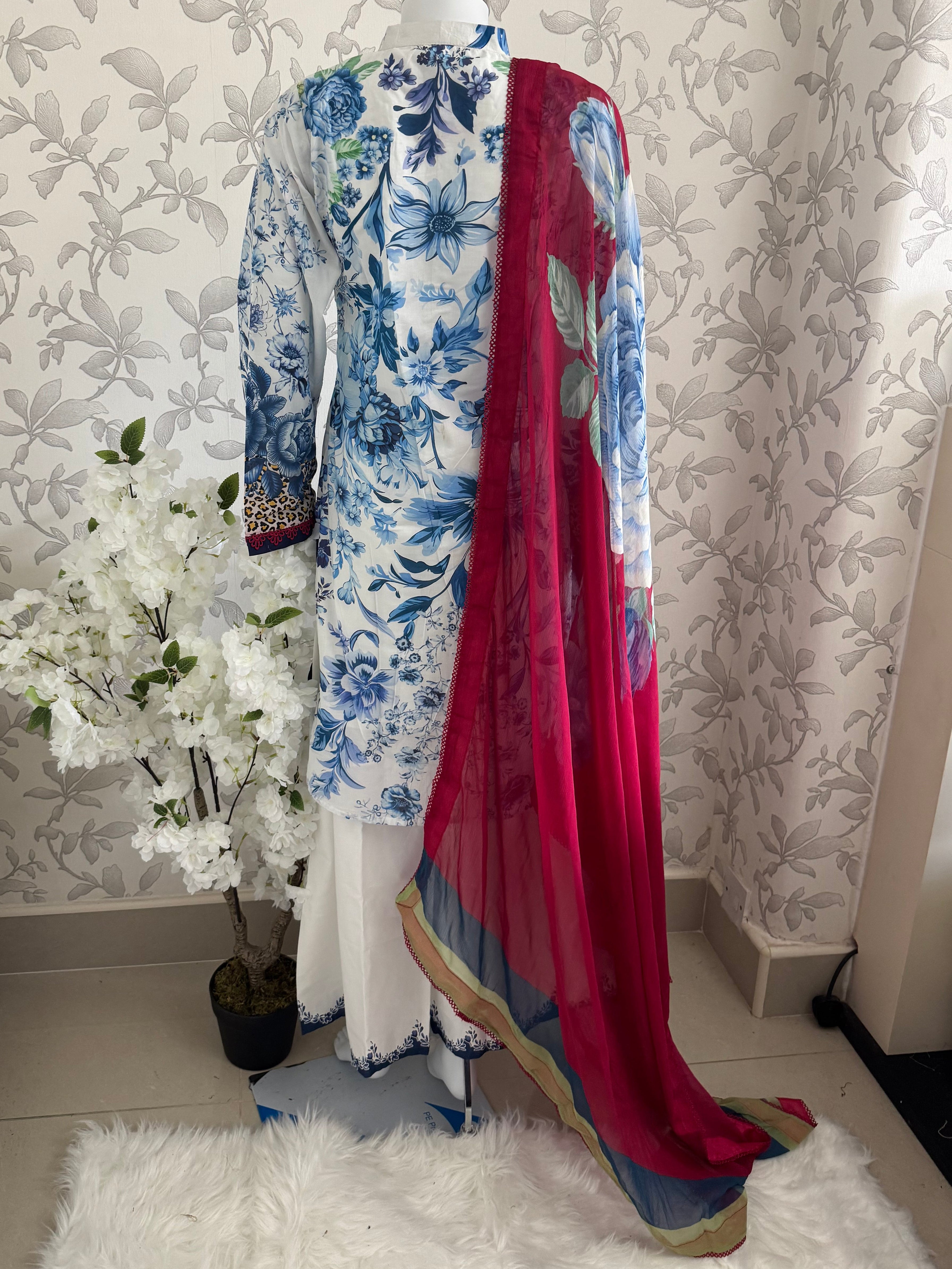 COCO by ZSH | 3 piece Printed Lawn Suit (original )