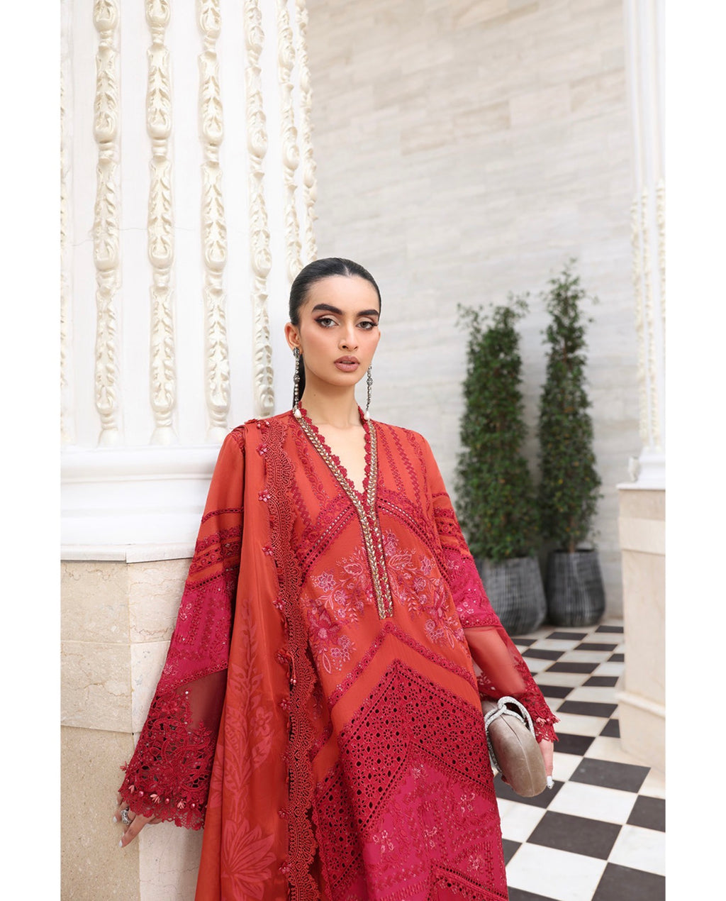 D13 MARIA.B inspired | 3 piece Embroidered Luxury stitched suit